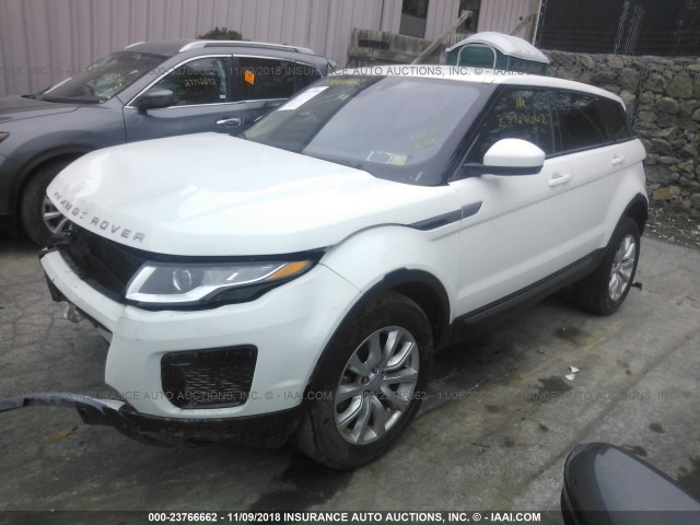 SALVP2RX5JH293709 - 2018 LAND ROVER RANGE ROVER EVOQUE SE WHITE photo 2