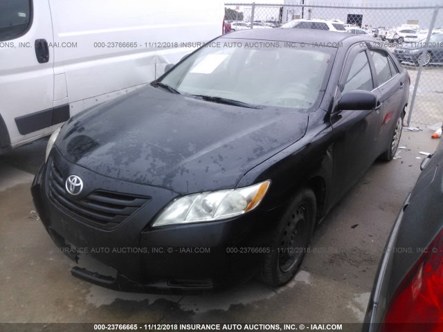4T1BE46K47U119372 - 2007 TOYOTA CAMRY NEW GENERAT CE/LE/XLE/SE BLACK photo 2