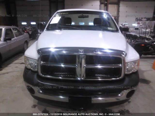 1D7HA16K44J233352 - 2004 DODGE RAM 1500 ST WHITE photo 6