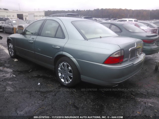 1LNHM87A85Y612276 - 2005 LINCOLN LS 绿色 照片 3