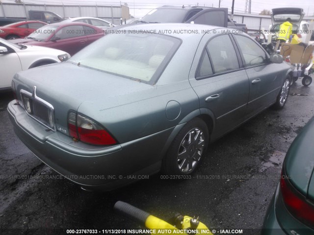 1LNHM87A85Y612276 - 2005 LINCOLN LS 绿色 照片 4