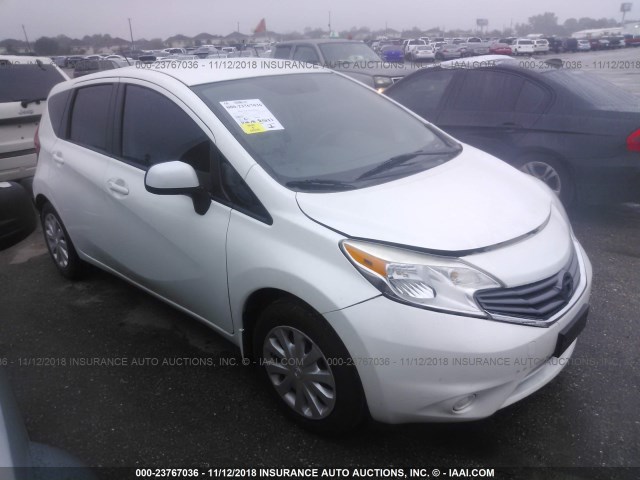 3N1CE2CP7EL418426 - 2014 NISSAN VERSA NOTE S/S PLUS/SV/SL WHITE photo 1