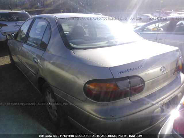 1G1NE52M7X6175625 - 1999 CHEVROLET MALIBU LS 棕色 照片 3