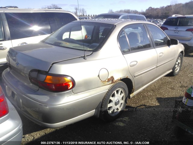 1G1NE52M7X6175625 - 1999 CHEVROLET MALIBU LS 棕色 照片 4