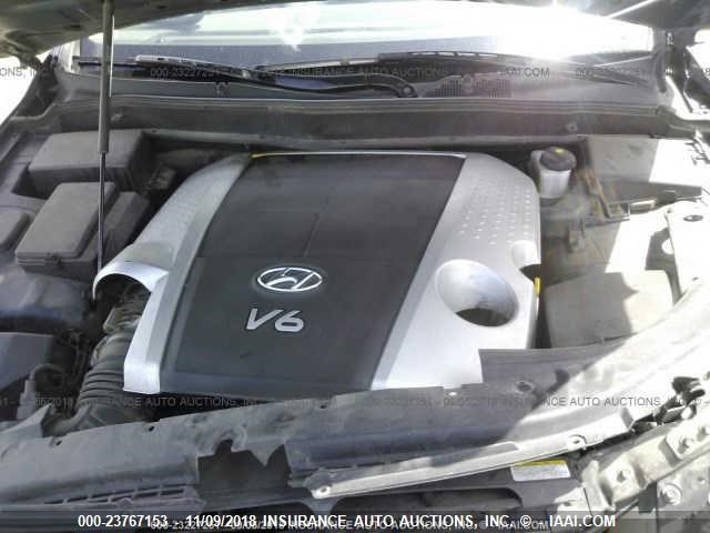 KMHGC46E69U035398 - 2009 HYUNDAI GENESIS 3.8L BLUE photo 10