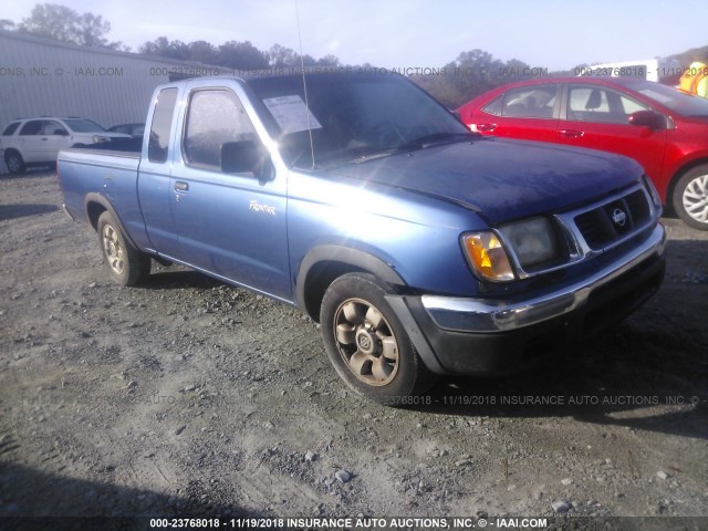 1N6DD26SXXC344743 - 1999 NISSAN FRONTIER KING CAB XE/KING CAB SE BLUE photo 1