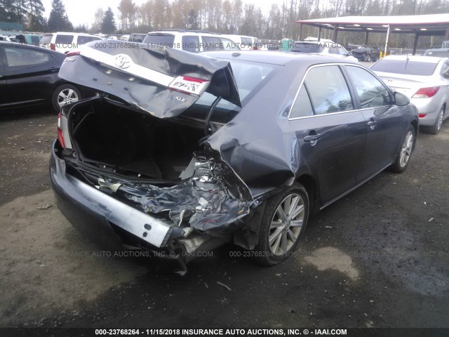 4T1BK1FK5DU528418 - 2013 TOYOTA CAMRY SE/XLE GRAY photo 4