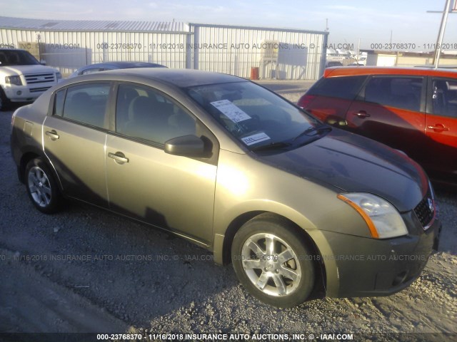 3N1AB61E18L757583 - 2008 NISSAN SENTRA 2.0/2.0S/2.0SL GRAY photo 1