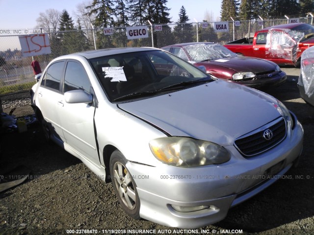 1NXBR30E06Z653453 - 2006 TOYOTA COROLLA CE/LE/S SILVER photo 1