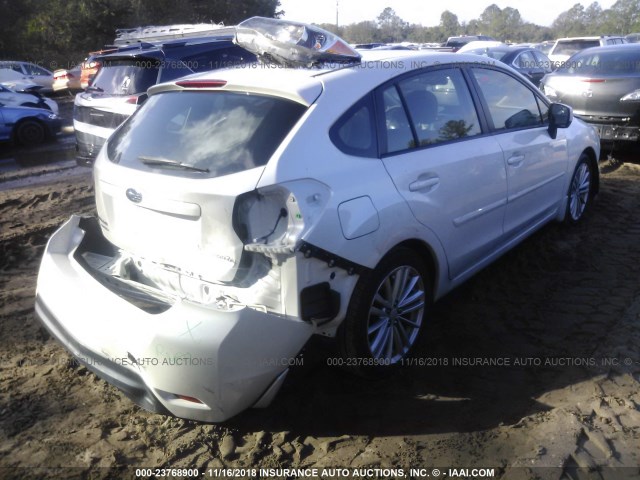 JF1GPAD68E8284670 - 2014 SUBARU IMPREZA PREMIUM WHITE photo 4