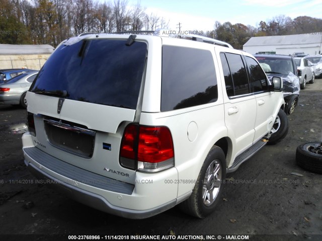 5LMEU88H74ZJ39667 - 2004 LINCOLN AVIATOR 白色 照片 4