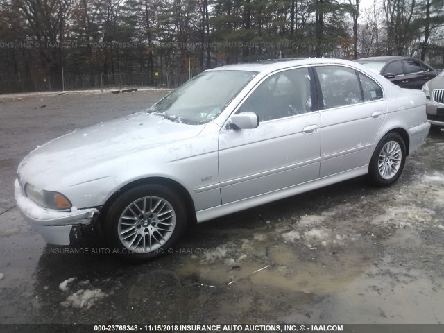 WBADT63483CK29391 - 2003 BMW 530 I AUTOMATIC SILVER photo 2