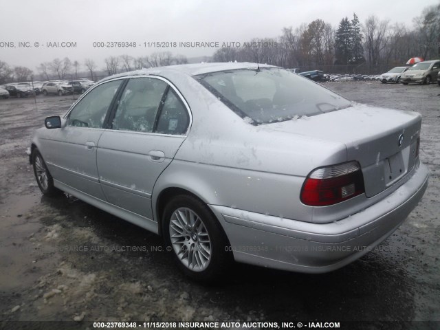 WBADT63483CK29391 - 2003 BMW 530 I AUTOMATIC SILVER photo 3