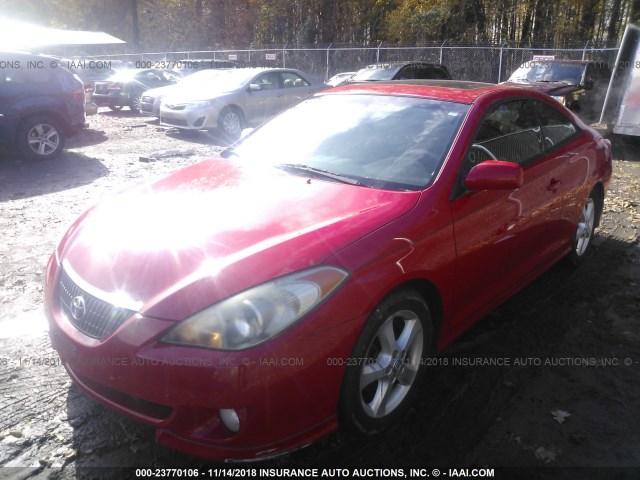 4T1CA38P36U102886 - 2006 TOYOTA CAMRY SOLARA SE/SLE წითელი ფოტო 2