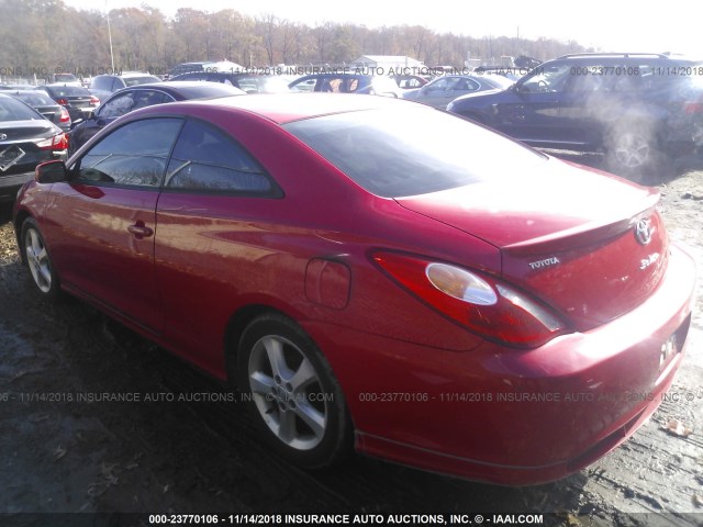 4T1CA38P36U102886 - 2006 TOYOTA CAMRY SOLARA SE/SLE RED photo 3