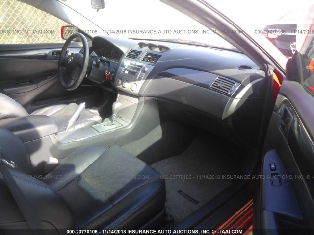 4T1CA38P36U102886 - 2006 TOYOTA CAMRY SOLARA SE/SLE წითელი ფოტო 5