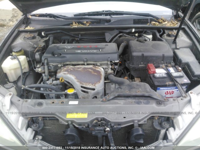 4T1BE32K24U900175 - 2004 TOYOTA CAMRY LE/XLE/SE GRAY photo 10