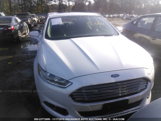 3FA6P0D9XDR316452 - 2013 FORD FUSION TITANIUM WHITE photo 6