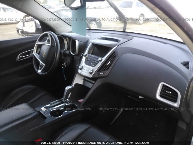 2GNFLGEK0D6222935 - 2013 CHEVROLET EQUINOX LTZ WHITE photo 5