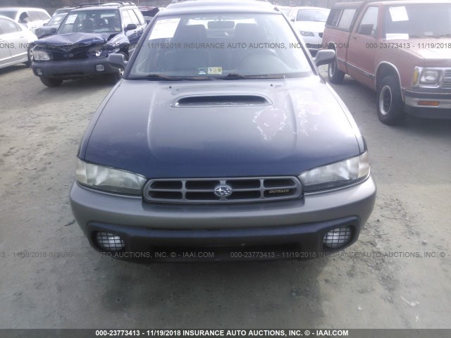 4S3BG6859V7626636 - 1997 SUBARU LEGACY OUTBACK/LIMITED BLUE photo 6