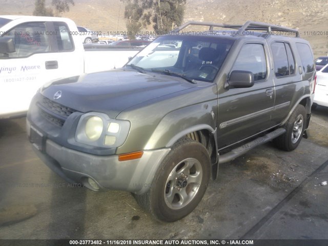 5N1MD28Y04C604465 - 2004 NISSAN XTERRA SE/SC GREEN photo 2