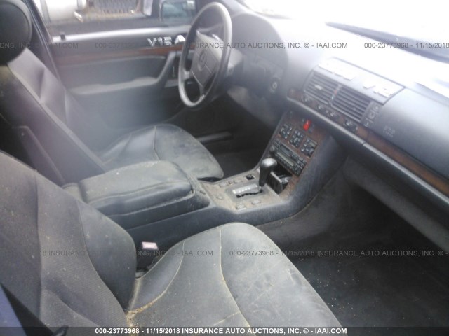 WDBGA43E4SA266997 - 1995 MERCEDES-BENZ S 420 BLACK photo 5