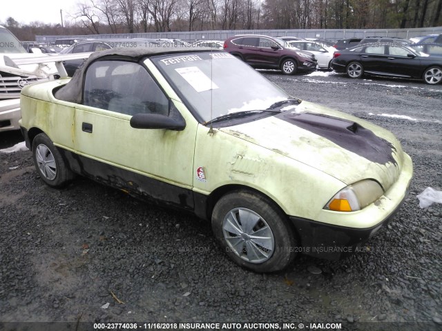 JG1MR3362LK766046 - 1990 GEO METRO LSI GREEN photo 1