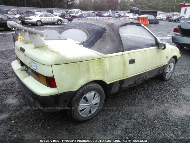 JG1MR3362LK766046 - 1990 GEO METRO LSI GREEN photo 4