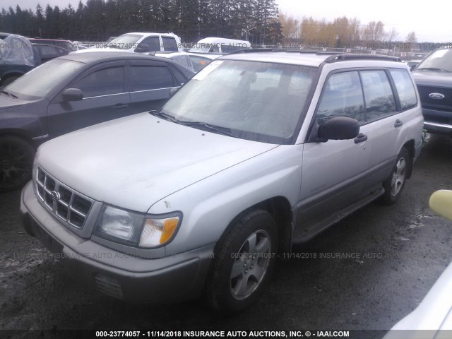 JF1SF6559XH718307 - 1999 SUBARU FORESTER S/S LIMITED SILVER photo 2