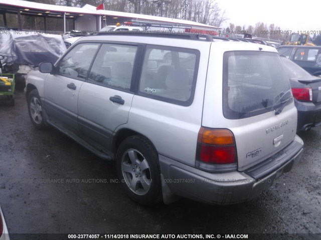 JF1SF6559XH718307 - 1999 SUBARU FORESTER S/S LIMITED SILVER photo 3