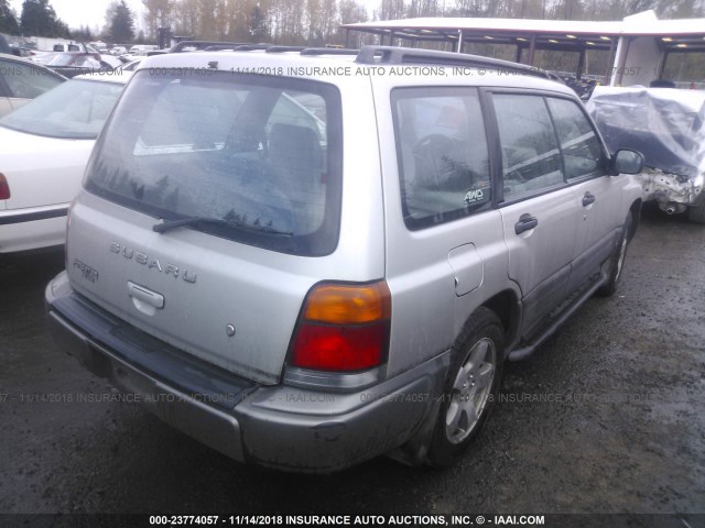 JF1SF6559XH718307 - 1999 SUBARU FORESTER S/S LIMITED SILVER photo 4