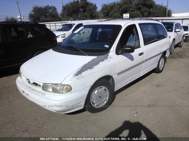 2FMDA5147VBD23833 - 1997 FORD WINDSTAR WAGON WHITE photo 2