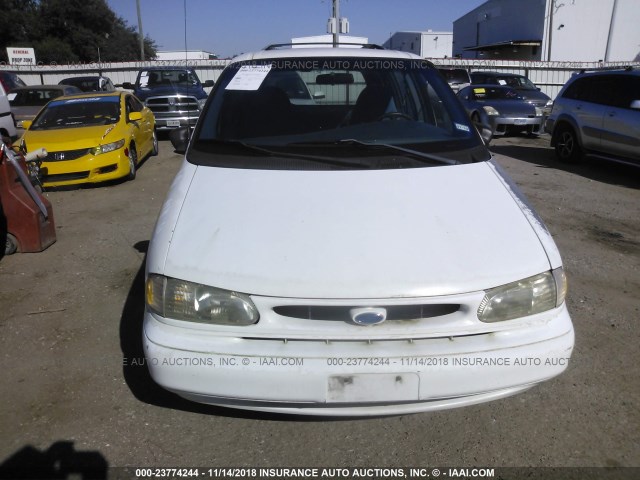 2FMDA5147VBD23833 - 1997 FORD WINDSTAR WAGON WHITE photo 6