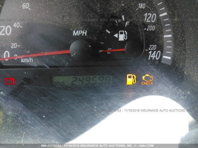 JTDBE32K820075915 - 2002 TOYOTA CAMRY LE/XLE/SE BURGUNDY photo 7