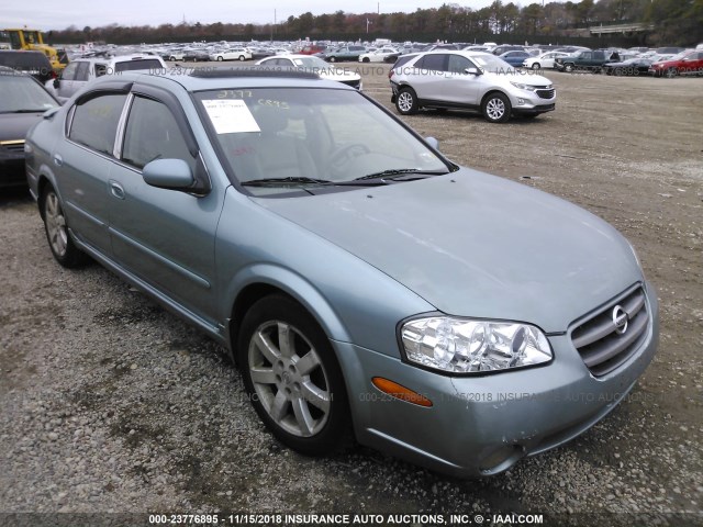 JN1DA31A42T312334 - 2002 NISSAN MAXIMA GLE/SE GREEN photo 1