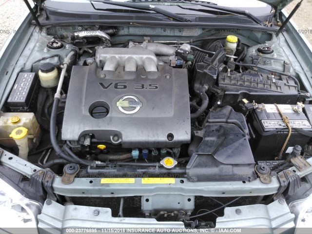 JN1DA31A42T312334 - 2002 NISSAN MAXIMA GLE/SE GREEN photo 10