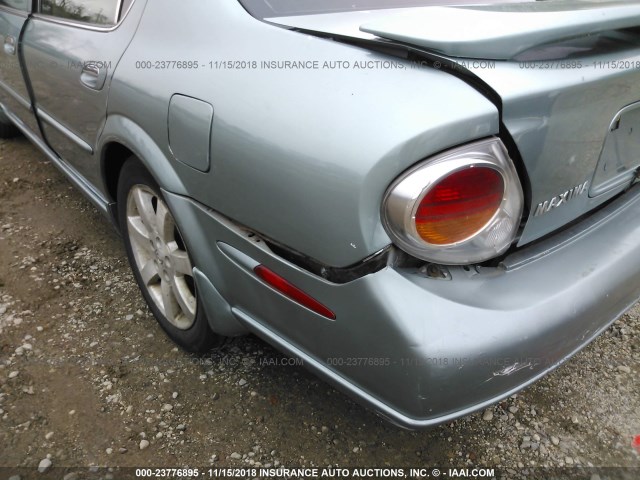 JN1DA31A42T312334 - 2002 NISSAN MAXIMA GLE/SE GREEN photo 6