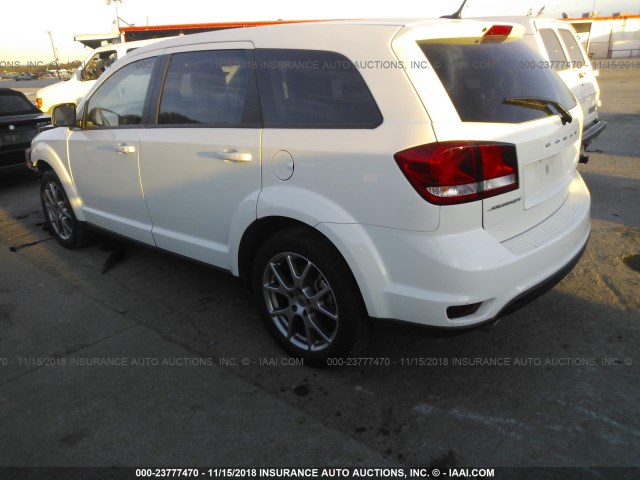 3C4PDCEG9JT379823 - 2018 DODGE JOURNEY GT WHITE photo 3