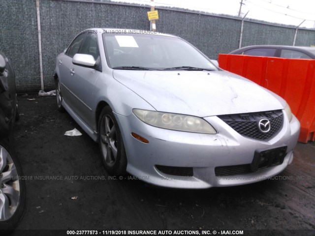 1YVHP80D845N13399 - 2004 MAZDA 6 SILVER photo 1