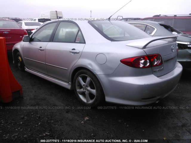 1YVHP80D845N13399 - 2004 MAZDA 6 SILVER photo 3