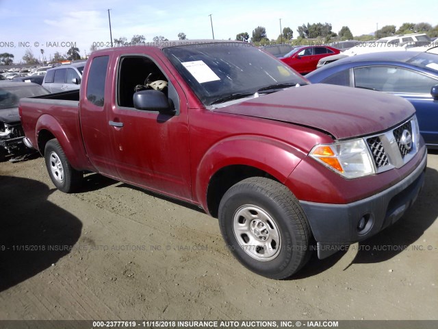 1N6BD06T97C418853 - 2007 NISSAN FRONTIER KING CAB XE RED photo 1