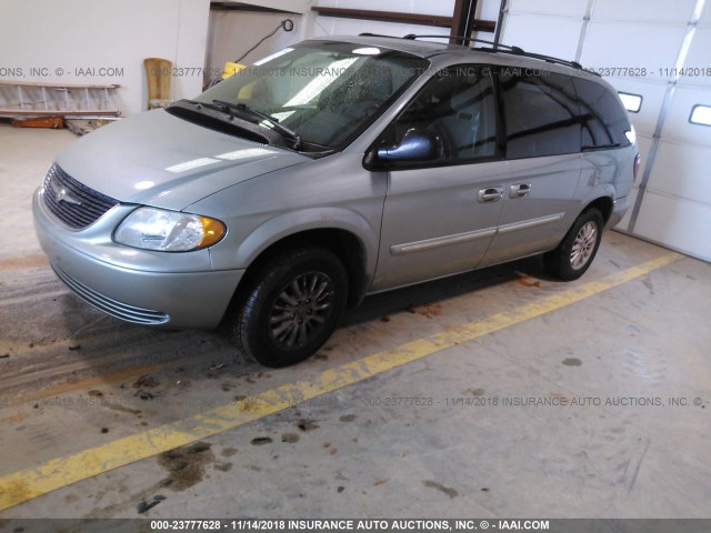 2C4GT54L24R579379 - 2004 CHRYSLER TOWN & COUNTRY TOURING SILVER photo 2