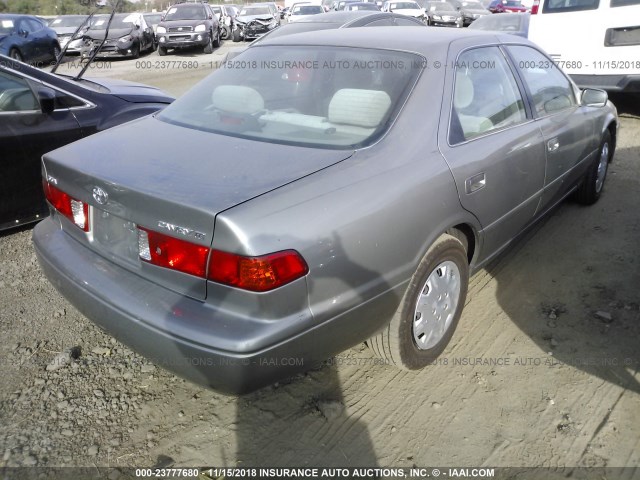 4T1BG22K21U034073 - 2001 TOYOTA CAMRY CE/LE/XLE GRAY photo 4