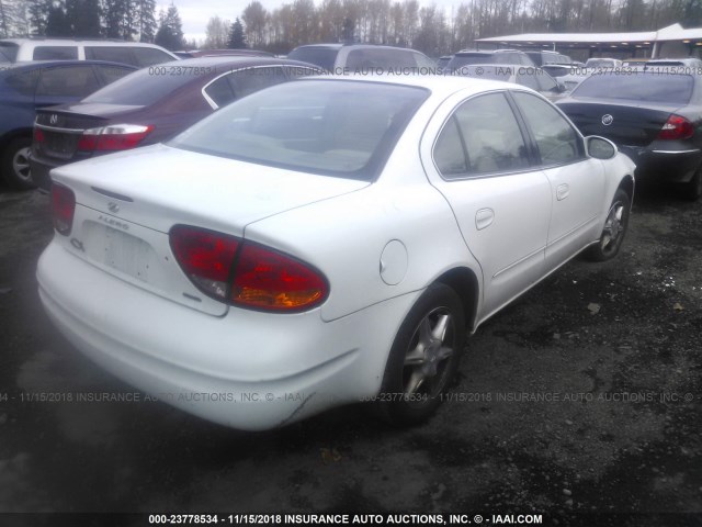1G3NF52E7XC402326 - 1999 OLDSMOBILE ALERO GLS 白色 照片 4