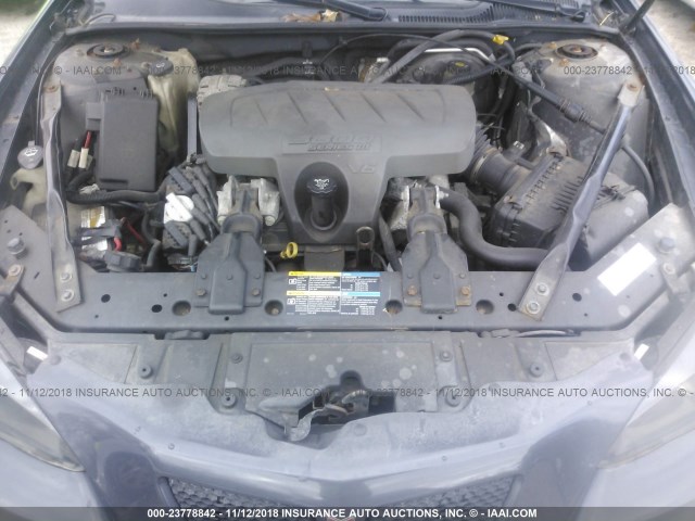 2G2WP552481175093 - 2008 PONTIAC GRAND PRIX შავი ფოტო 10