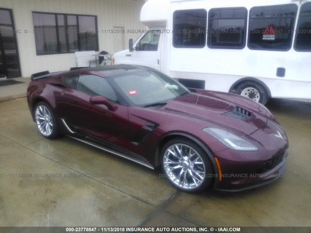 1G1YU2D67G5603020 - 2016 CHEVROLET CORVETTE 3LZ/Z06 MAROON photo 1