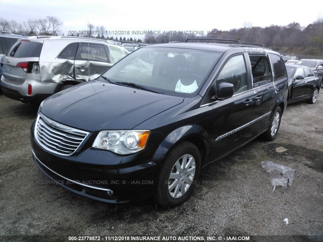 2C4RC1BG6ER446116 - 2014 CHRYSLER TOWN & COUNTRY TOURING BLACK photo 2