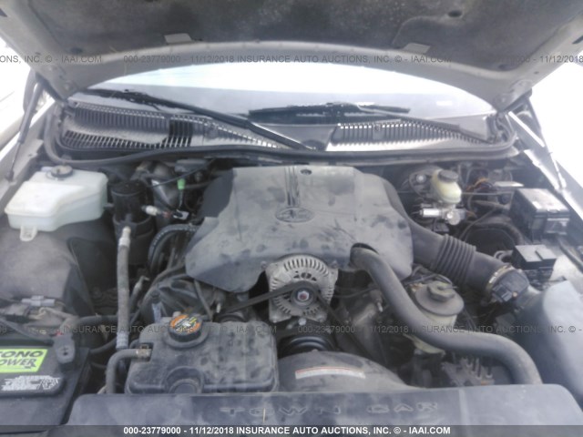 1LNHM81W0YY832262 - 2000 LINCOLN TOWN CAR EXECUTIVE Серебристый фото 10