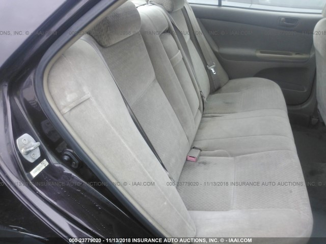 4T1BE32K02U523617 - 2002 TOYOTA CAMRY LE/XLE/SE BROWN photo 8