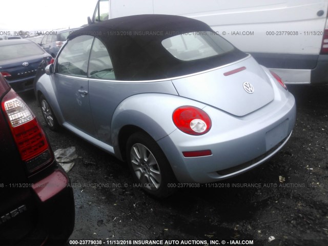 3VWRG3AL2AM004219 - 2010 VOLKSWAGEN NEW BEETLE 浅蓝色 照片 3
